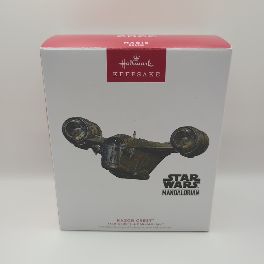 Hallmark Keepsake 2022 Star‎ Wars Razor Crest Mandalorian Ornament Magic Sound